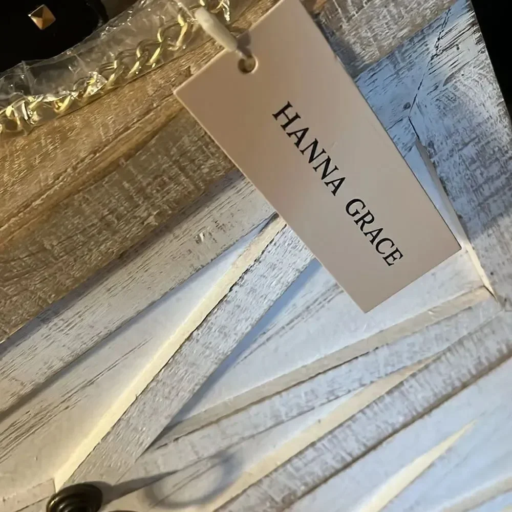 HANNAH GRACE BLACK CROSSBODY